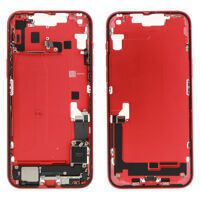 For iPhone/iPad (AP14PL0021RPSP-B) Middle Frame (Pulled B) incl. small parts - Red, For iPhone 14 Plus
