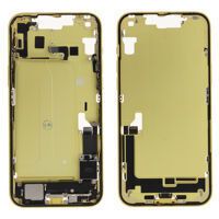 For iPhone/iPad (AP14PL0021YPSP-B) Middle Frame (Pulled B) incl. small parts - Yellow, For iPhone 14 Plus
