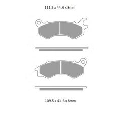 Τακάκια Σετ ROC Για DAYTONA HOBBY 125cc ie EFI CBS 2018 2019 2020 2021 2022