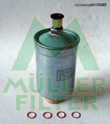 Φίλτρο καυσίμου MULLER FILTER FB190 Volkswagen Golf II 1800cc GTI 16Valves 129ps 1986-1991 (5022736,5025106,811133511A,811133511D)