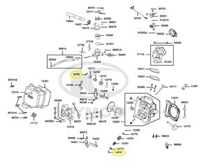 Ασφάλεια Βαλβίδας Kymco Venox.250 2001 - 2003 14781-MFA6-001