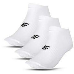 4F Κάλτσες 3 pairs 4FWMM00USOCF276-10S Λευκές