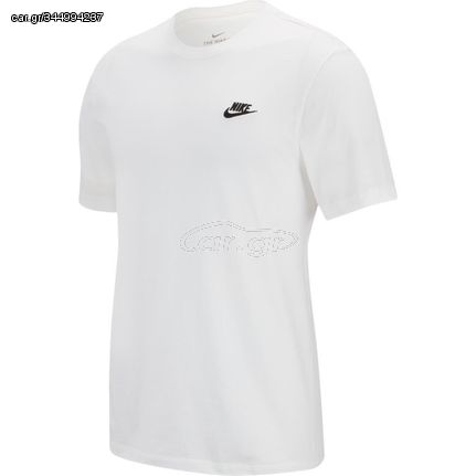 Nike Sportswear Club T-shirt AR4997-101 Λευκό