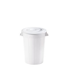 Κάδος Τροφίμων 50lt ICS SPA Λευκός Ιταλίας Με Καπάκι