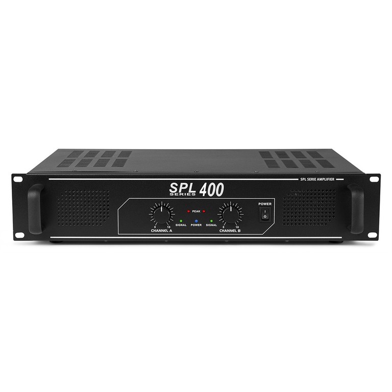 SKYTEC SPL400 2-Ch Αmplifier Limiter, 2x200W RMS 4Ohm - SKYTEC