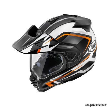 ΚΡΑΝΟΣ DUAL AR TOUR X5 DISCOVERY ORANGE ECE 22.06 | ARAI