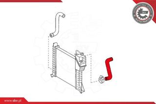 ΣΩΛΗΝΑΣ ΨΥΓΕΙΟΥ ΝΕΡΟΥ MERCEDESBENZSprinter,9015011582 24SKV343 9015011582 A9015011582
