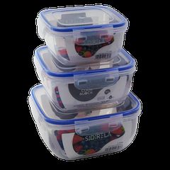 Δοχείο φαγητού “Clip” τετράγωνο 1500ml