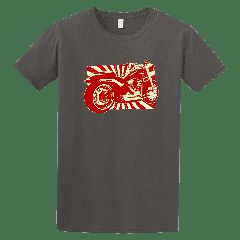 Κοντομάνικη μπλούζα Tokyo Motor ΑΝΘΡΑΚΙ