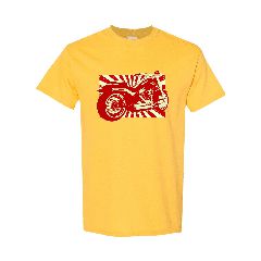 Κοντομάνικη μπλούζα Tokyo Motor ΚΙΤΡΙΝΟ