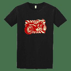 Κοντομάνικη μπλούζα Tokyo Motor ΜΑΥΡΟ