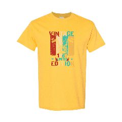 Κοντομάνικη μπλούζα Vintage 1968 ΚΙΤΡΙΝΟ