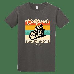 Κοντομάνικο California custom ΑΝΘΡΑΚΙ