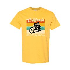 Κοντομάνικο California custom ΚΙΤΡΙΝΟ