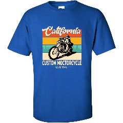 Κοντομάνικο California custom ΜΠΛΕ ΡΟΥΑ