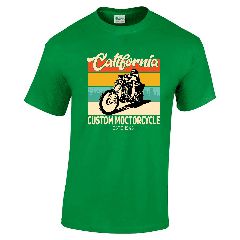 Κοντομάνικο California custom ΠΡΑΣΙΝΟ