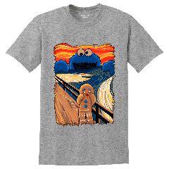 Κοντομάνικο Cookie Scream ΓΚΡΙ