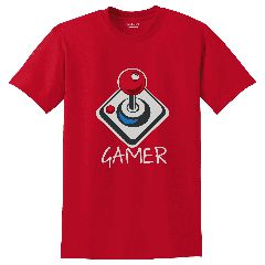 Κοντομάνικο Gamer ΚΟΚΚΙΝΟ