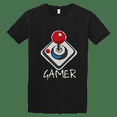 Κοντομάνικο Gamer ΜΑΥΡΟ