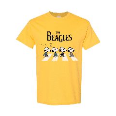 Κοντομάνικη μπλούζα Beagles ΚΙΤΡΙΝΟ