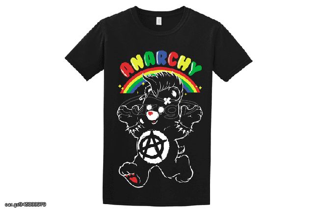 Κοντομάνικο Anarchy Bear ΜΑΥΡΟ