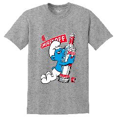 Κοντομάνικη μπλούζα Smurfnoff ΓΚΡΙ