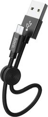 Hoco Braided X35 USB σε Micro-USB (0.25m) - Μαύρο