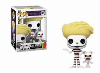 Funko Pop! Disney: The Nightmare Before Christmas - Jack with Zero (Beach) 1470 Vinyl Figure