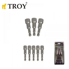 Troy μαγνητική προέκταση μυτών 1/4 ", 8 τεμ.