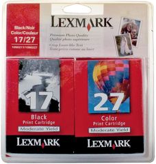 Μελάνι Lexmark 17 + Lexmark 27 multipack