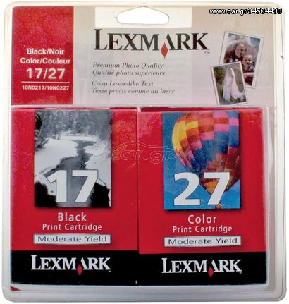 Μελάνι Lexmark 17 + Lexmark 27 multipack