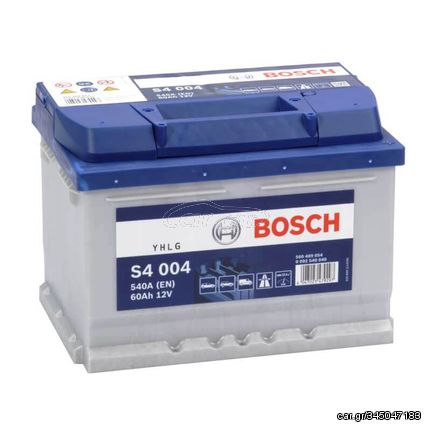 Μπαταρία Αυτοκινήτου 60Ah Δεξιά Bosch 540Α (ΕΝ) S4004