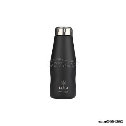 ESTIA ΘΕΡΜΟΣ TRAVEL FLASK SAVE THE AEGEAN 350ml MIDNIGHT BLACK