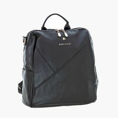 Bartuggi 718-9901,Σακίδιο Δερματίνη, Backpack/Ωμοπλάτης, Μαύρο