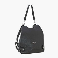 Bartuggi 3006-956, Δερμάτινο Σακίδιο, Backpack/Ωμοπλάτης, Μαύρο