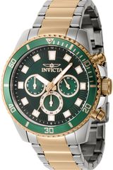 Invicta 46060, Χρονογράφος, Stainless Steel, Με Μπρασελέ, Ασημί/Χρυσό