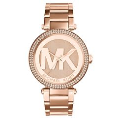 Michael Kors MK5865, Stainless Steel,Χρονογράφος, Με Μπρασελέ, ES, Ροζ Χρυσό