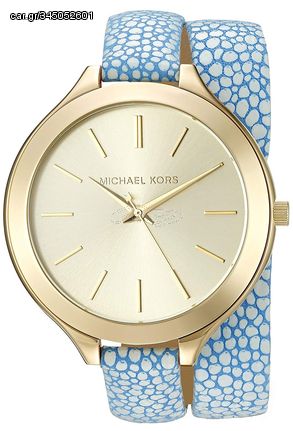 Michael Kors MK2478, Stainless Steel, Δερμάτινο, ES, Μπλε