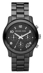 Michael Kors MK5162, Κεραμικό, Χρονογράφος, Με Μπρασελέ, ES, Μαύρο