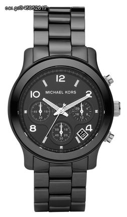 Michael Kors MK5162, Κεραμικό, Χρονογράφος, Με Μπρασελέ, ES, Μαύρο