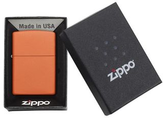 Zippo 231 Classic Matte Design, Steel, Πορτοκαλί