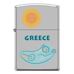 Zippo 205-071149 Sun & Sea Tribal Art Design, Steel, Ασημί