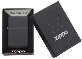 Zippo 218 Classic Matte Design, Steel, Μαύρο