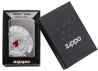 Zippo 49058 Poker Chip Design, Steel, Ασημί