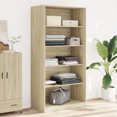 Ντουλάπα Χρώμα Sonoma Δρυς 100x50x200εκ. από Επεξεργασμένο Ξύλο 3307731