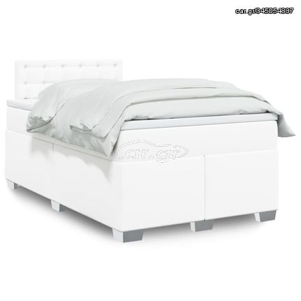 ΚΡΕΒΑΤΙ BOXSPRING ΜΕ ΣΤΡΩΜΑ ΛΕΥΚΟ 120X200ΕΚ.ΑΠΟ ΣΥΝΘΕΤΙΚΟ ΔΕΡΜΑ 3288417