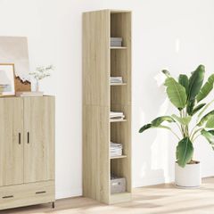 Ντουλάπα Sonoma Δρυς 30x50x200 εκ. από Επεξεργασμένο Ξύλο 3307704