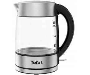 Tefal KI772D electric kettle 1.7 L 2400 W Stainless steel, Transparent