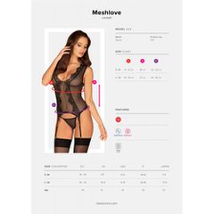 Obsessive Meshlove Corset with Thong-thumb-1