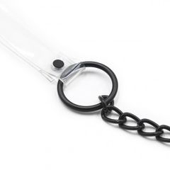 Transparent Collar and Leash 46x5.5cm-thumb-2